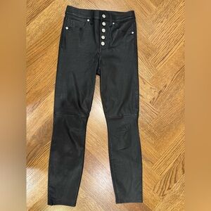 Veronica Beard Debbie Leather Skinny Jean (size 27) - worn once!